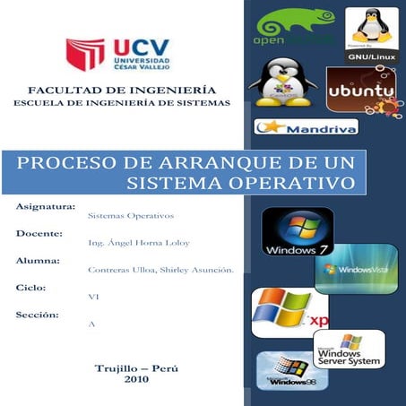 Proceso de arranque de un so