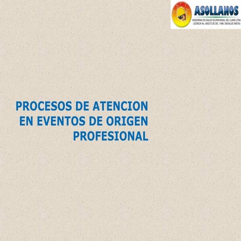 Proceso de atension en atep