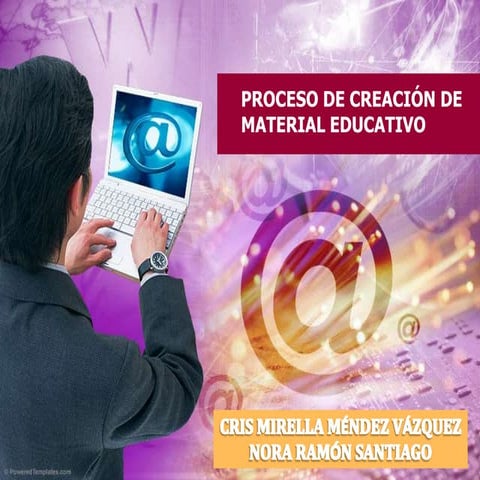 Proceso de creación de material educativo