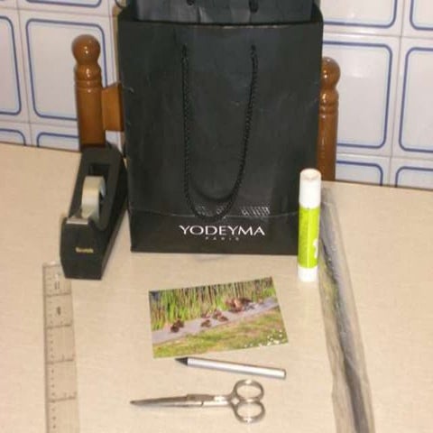 Proceso de elaboración do marco de fotos