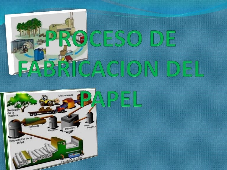 Proceso de fabricacion del papel