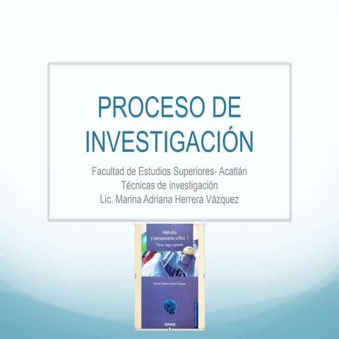 Proceso de la Investigación