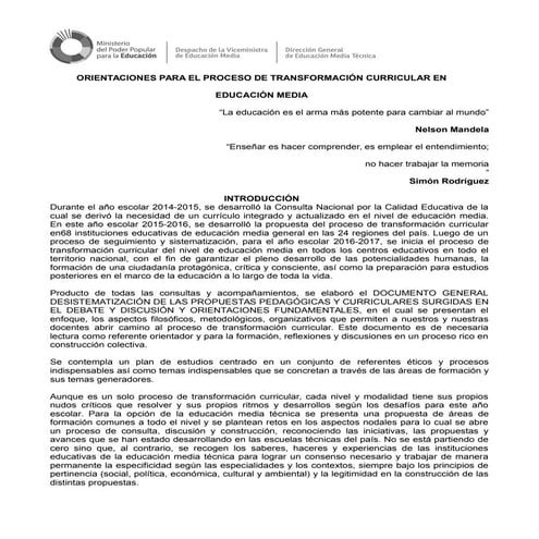 Proceso de transformación curricular educación media técnica (1)