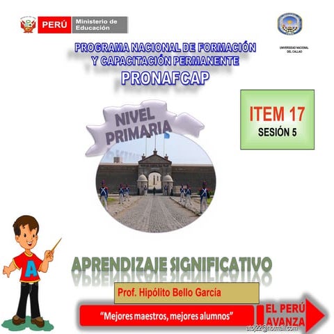 Proceso de una sesion de aprendizaje