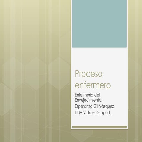 Proceso enfermero