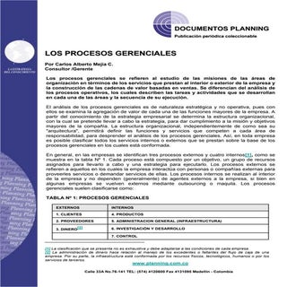 Proceso gerencial