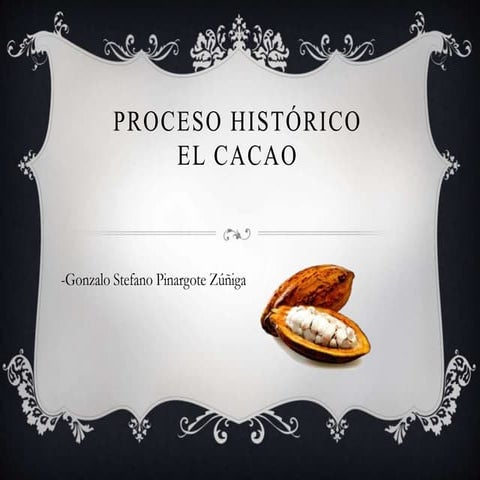 Proceso histórico del cacao en Ecuador