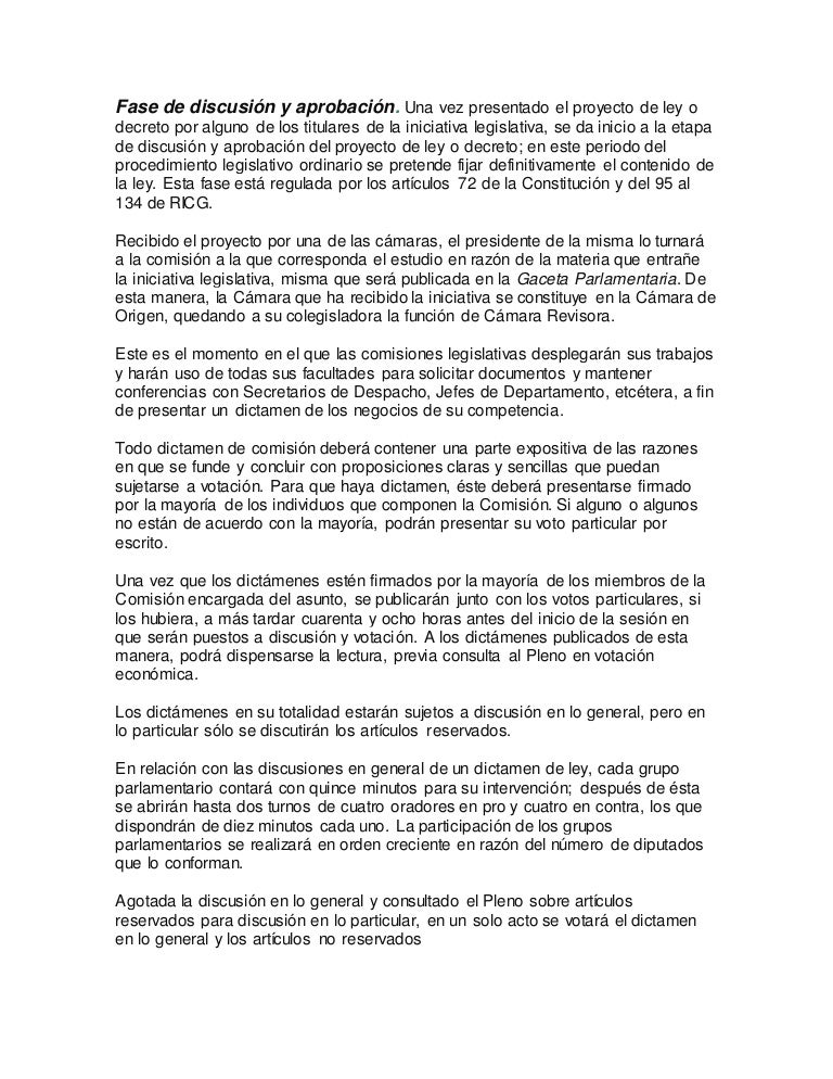Proceso legislativo