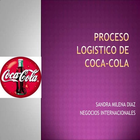 Proceso  logistico de coca cola