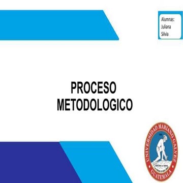 Proceso metodológico (trabajo social)