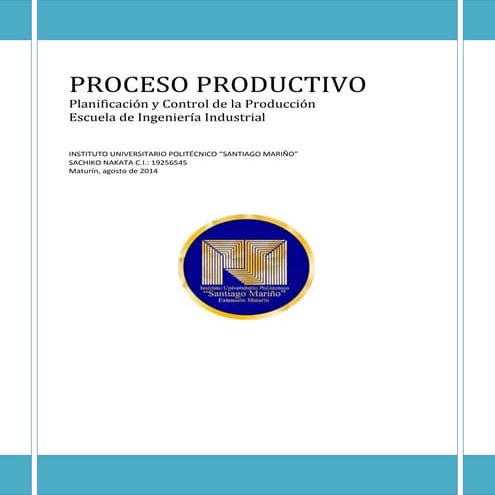 Proceso productivo