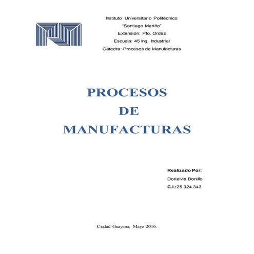 Procesos  manufactura-convencionales
