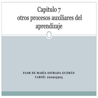 Procesos Auxiliares