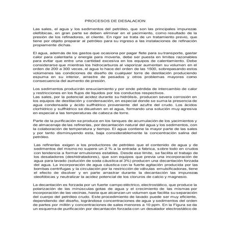 Procesos de desalacion