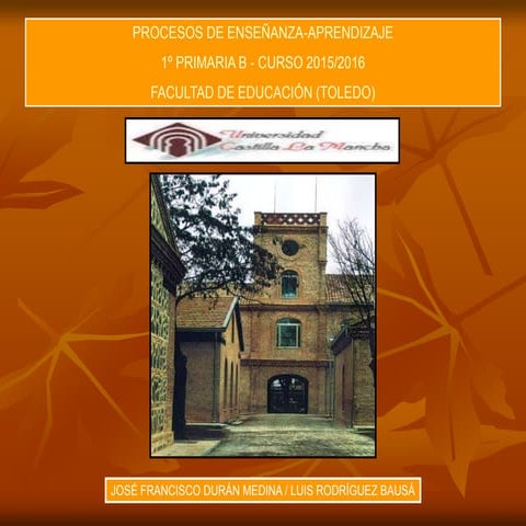 Presentación Procesos de enseñanza aprendizaje