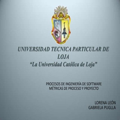 Métricas de Proceso y proyecto de software
