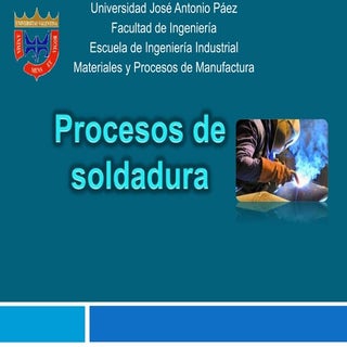 Procesos de soldadura