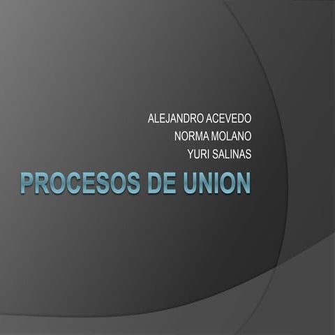 Procesos de Union