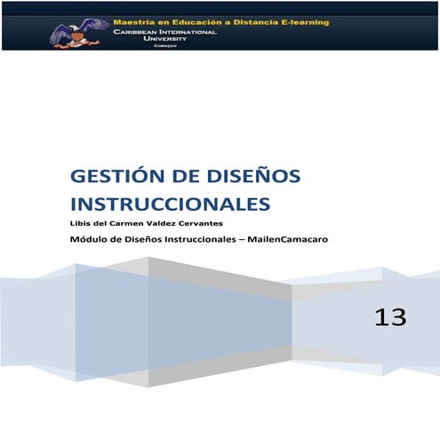 Gestión del Diseño Instruccional | PDF
