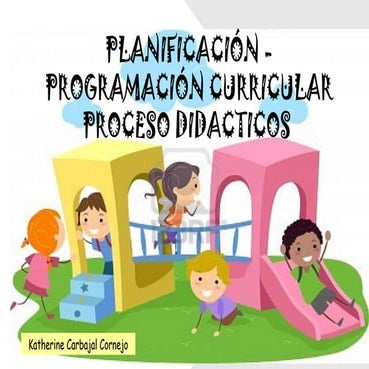 PLANIFICACIÓN Y PROGRAMACIÓN CURRICULAR