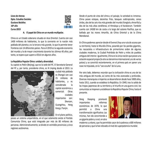 Procesos Geopolíticos Contemporáneos.