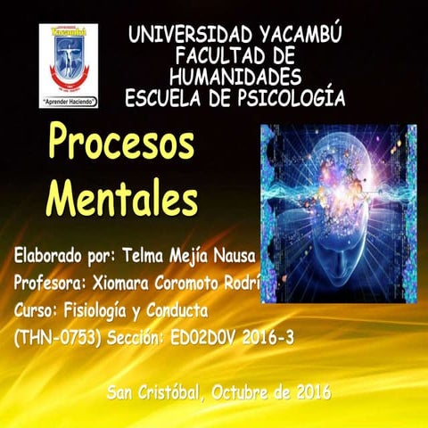 Procesos mentales