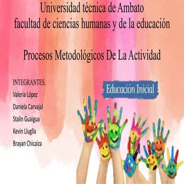 Procesos metodologicos