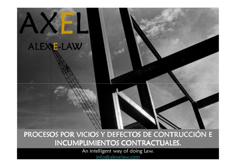 Procesos Por Vicios Y Defectos De Construcción e Incumplimientos Cont… Procesos Por Vicios Y Defectos De Construcción e Incumplimientos Cont…