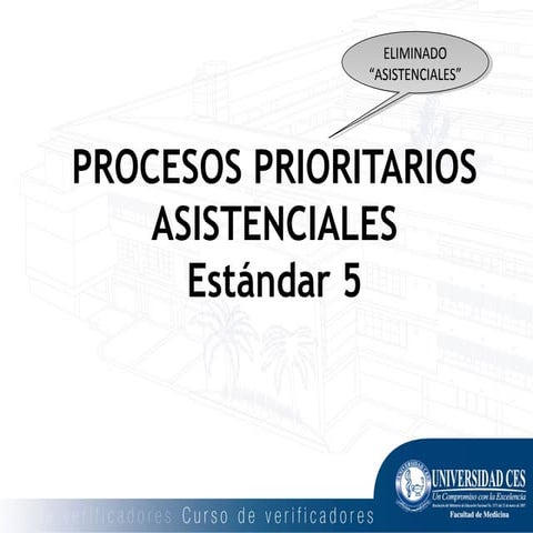 Procesos prioritarios asistenciales 2013