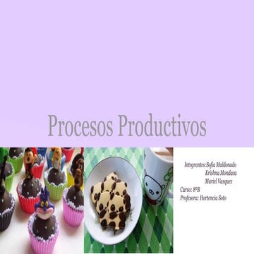 Procesos productivos