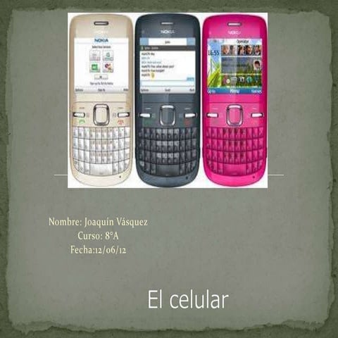 Proceso tecnologico del celular