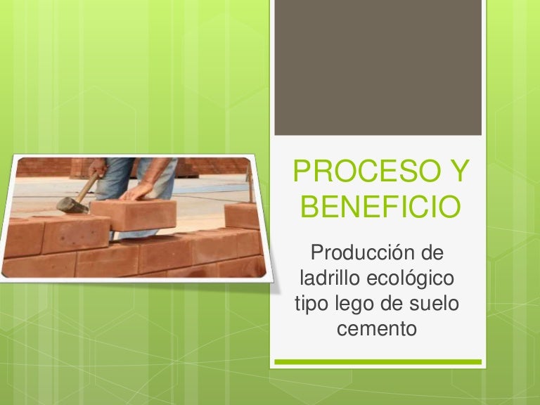 ladrillo ecologico tipo lego
