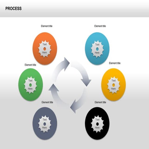 Process with Gears Chart Toolbox (for PowerPoint and Google Slides)