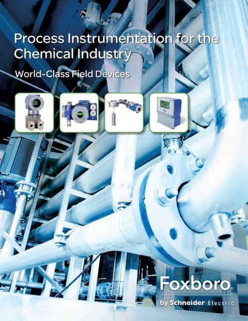Process Instrumentation for the Chemical Industry