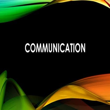 Process-of-Communication || Topic for Oral Communication