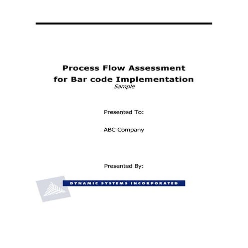 Process assessment sample