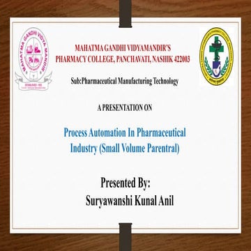 Process automation in pharmaceutical industry SVP PMT.pptx