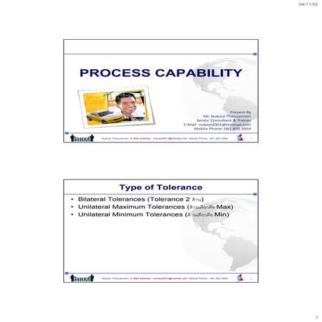 Process capability