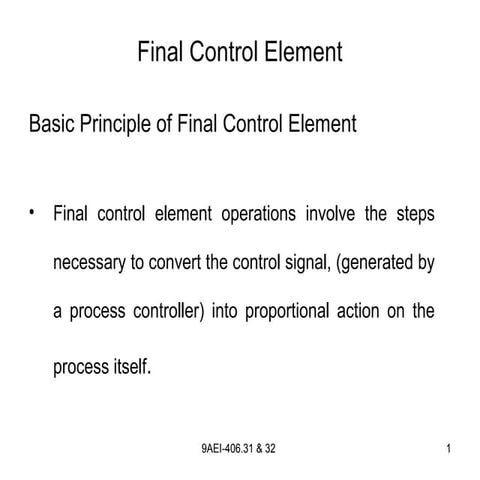 Process control 3 chapter | PPT