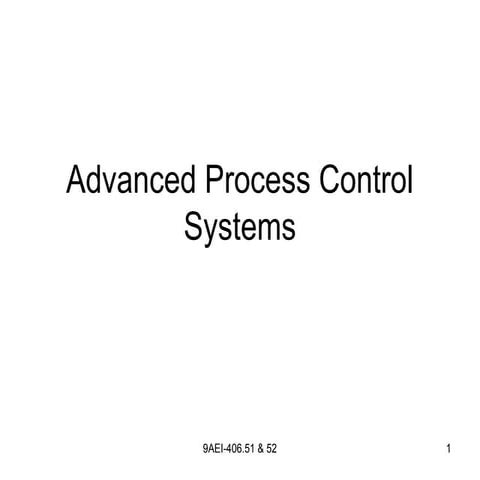 Process control 4 chapter