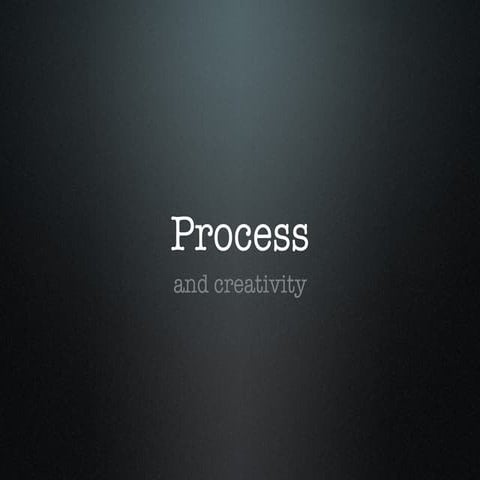 Process creativity