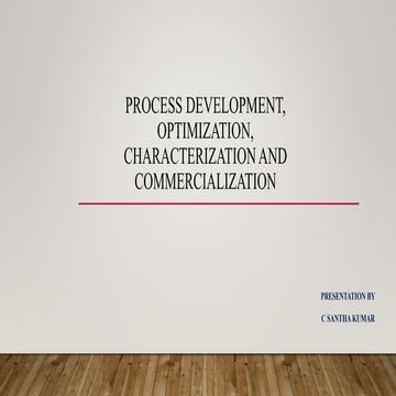 Process development