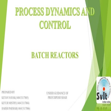 Batch Reactors