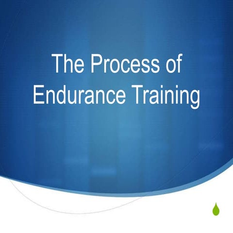 The Process of Training