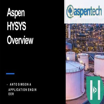 Comprehensive Overview of Aspen HYSYS Process Simulation Software for ...
