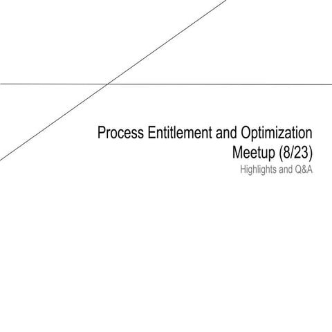 Process Entitlement and Organic Optimization -  New York Business Process Pro...