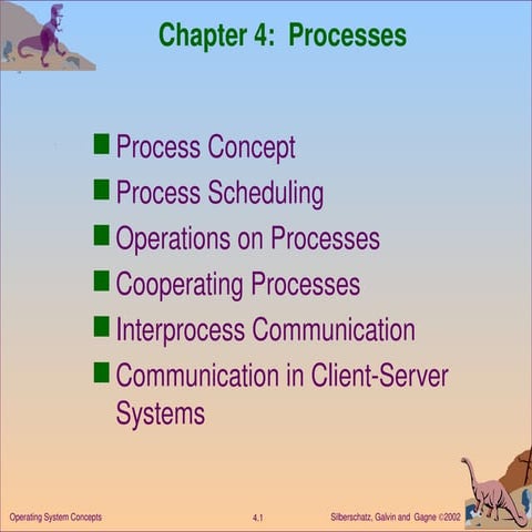 Process Concept Process Scheduling Operations on Processes Cooperating ...