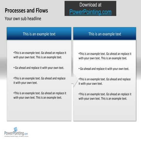 Process Flow Diagram Google Slides Template | PPTX