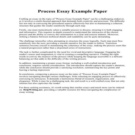 Process Essay Example Paper.pdf