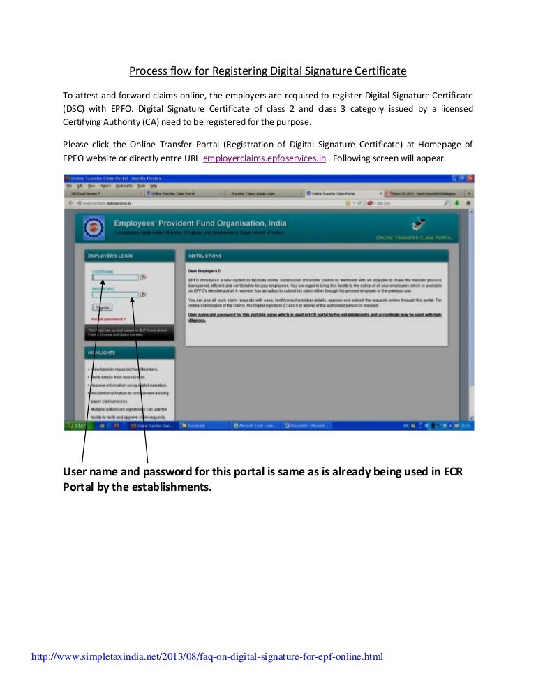 Epf Digital Signature Java Version Free Download